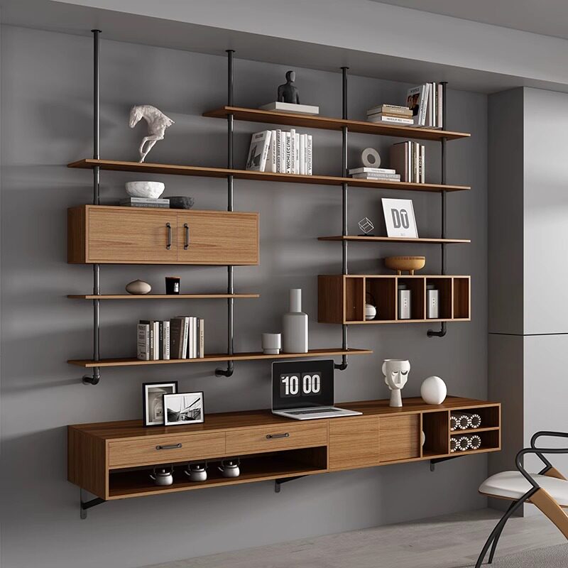 Bedroom Furniture - 현대식 원목 플로팅 데스크 이탈리아 미니멀리스트