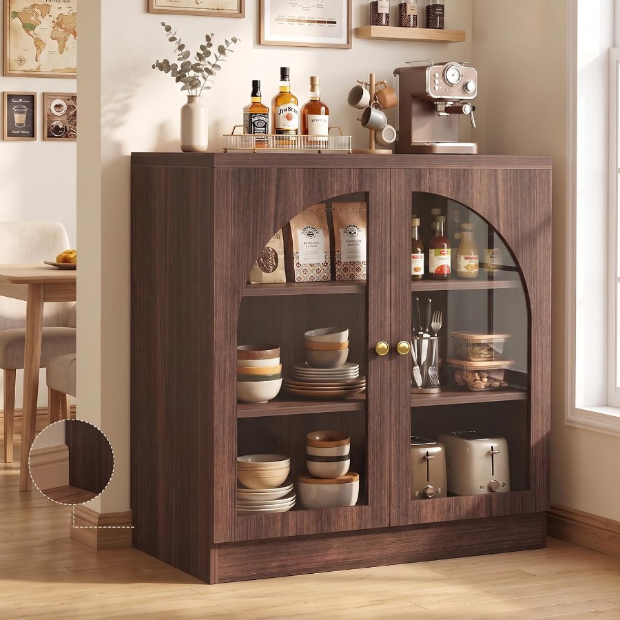 Storage - 31.5인치 사이드보드 뷔페 수납장, 식탁 옆에