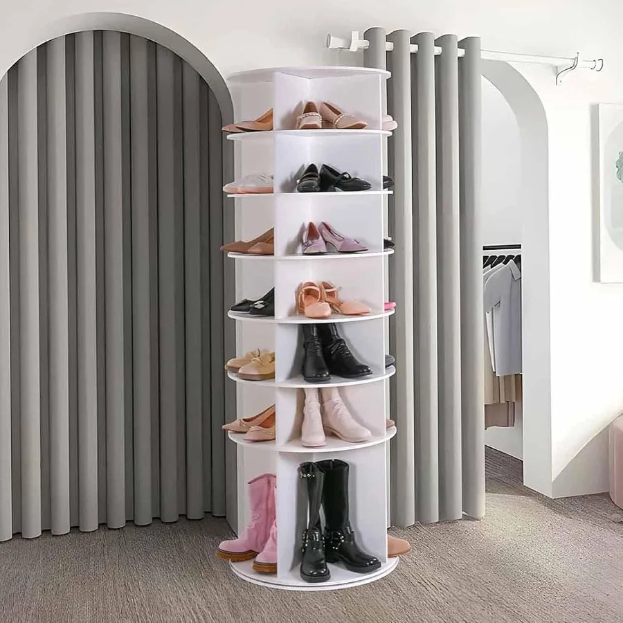 Storage - 현관 옷장 정리함: 360도 회전이 가능한