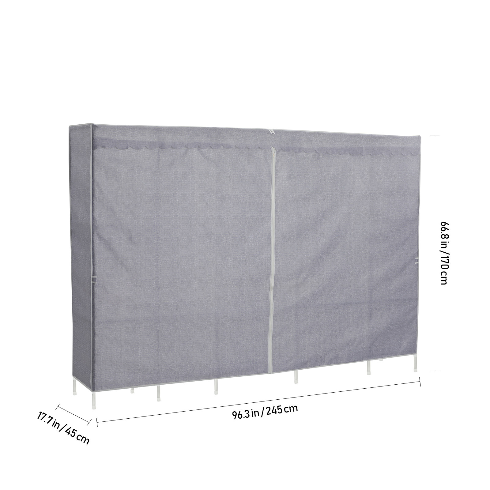 덮개가 있는 옷걸이 침실 옷장 패브릭 옷장 휴대용 침실 - Wardrobe Closet Portable Fabric Cover 리뷰 및 가격