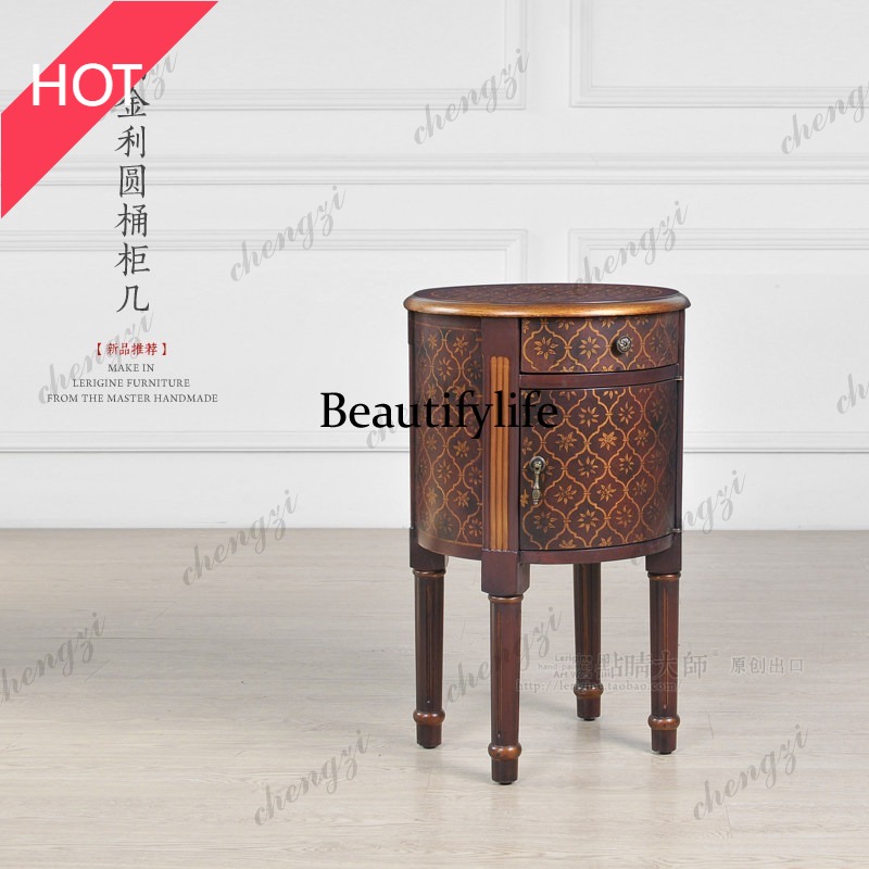 9344 아메리칸 레트로 클래식 핸드 페인팅 패턴 외국 - Tables 리뷰 및 가격