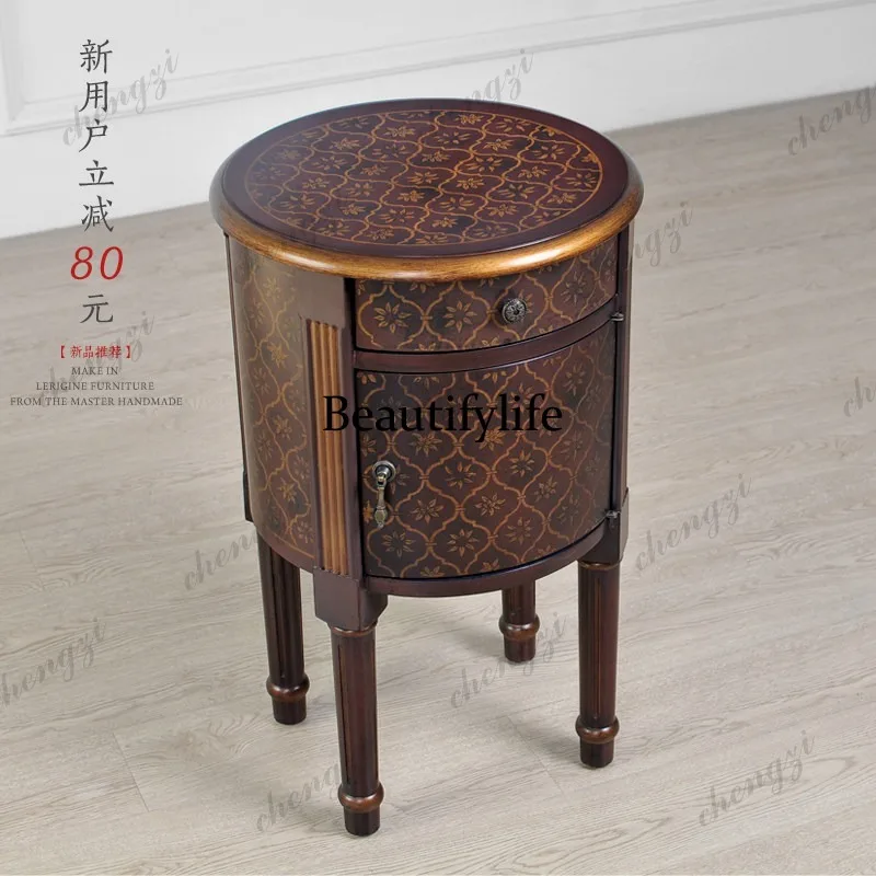 9344 아메리칸 레트로 클래식 핸드 페인팅 패턴 외국 - Tables 리뷰 및 가격