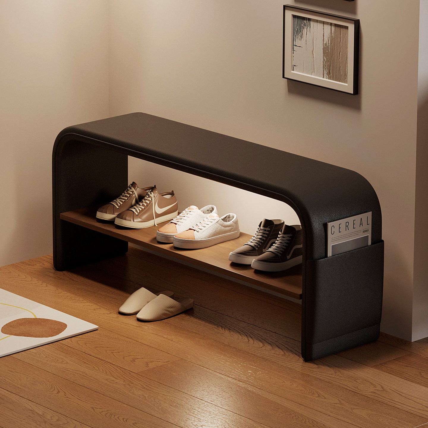 현관에 설치할 수 있는 신발장과 함께 신발 정리대 및  - Shoe Rack Cabinet Narrow Entryway 리뷰 및 가격