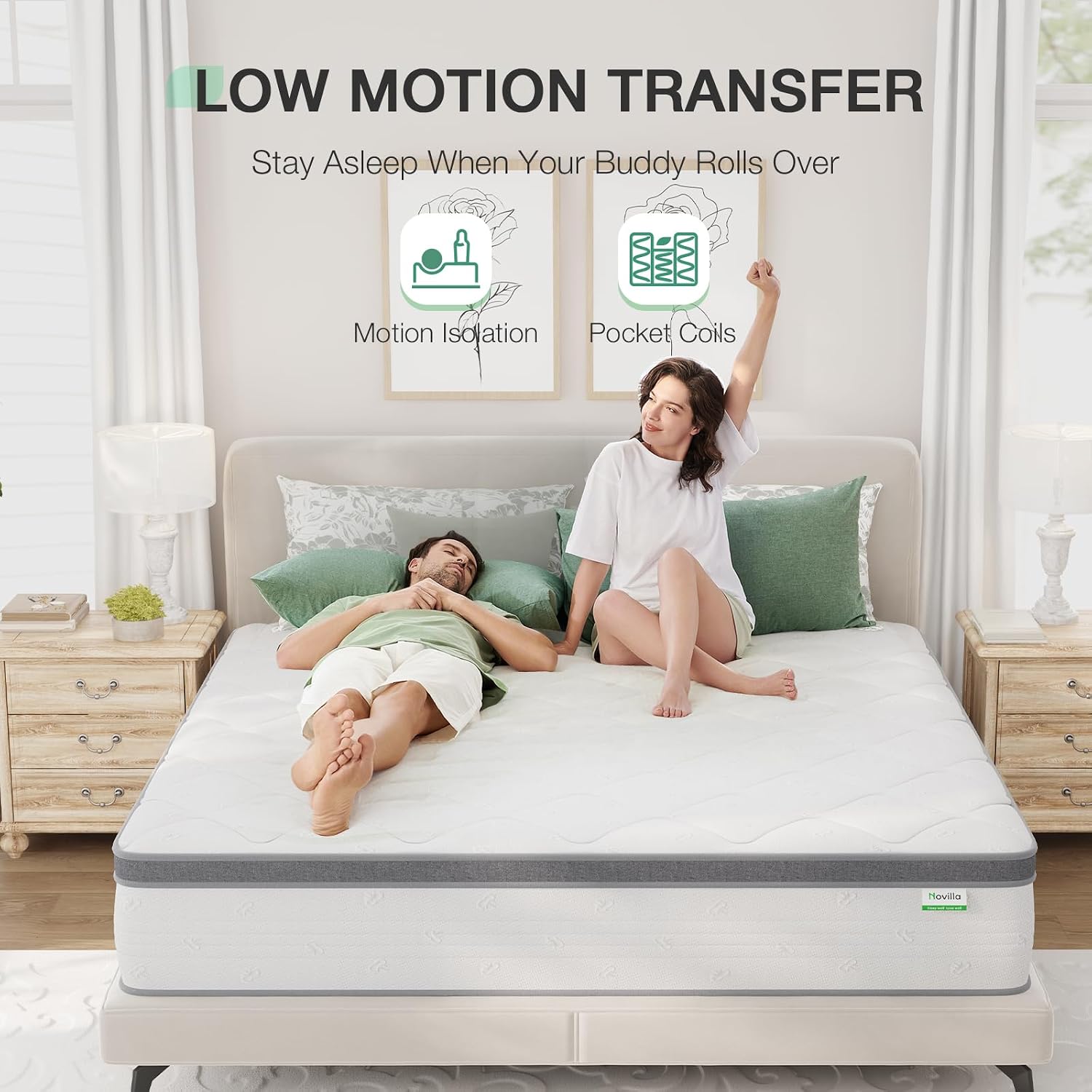 퀸 사이즈 매트리스, 14인치 두께, 하이브리드 퀸 사 - Memory Foam Mattress In A Box Queen 리뷰 및 가격