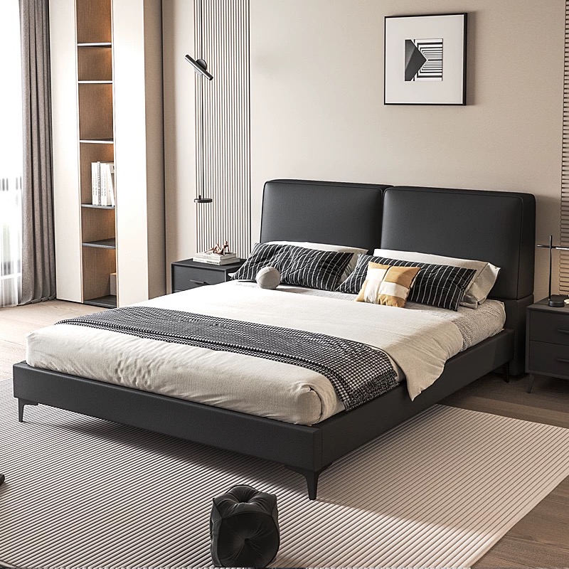현대적인 고급스러운 나무 소재 침실 가구, 부드러운 패 - King Size Bed Frame With Storage Drawers 리뷰 및 가격